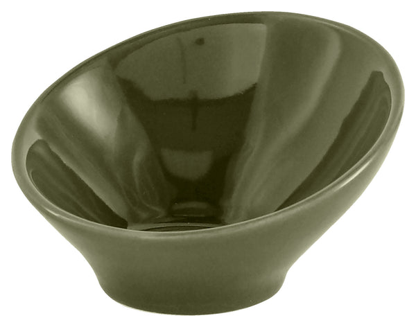 mini miseczki  Pise; 40ml, 8.8x5.2 cm (ØxW); oliwka; okrągły; 6 sztuka / opakowanie