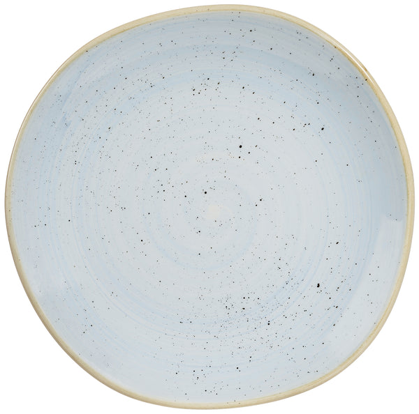 talerz Stonecast Duck Egg organiczny; 26.4 cm (S); jasny niebieski/brązowy; organiczny; 12 sztuka / opakowanie