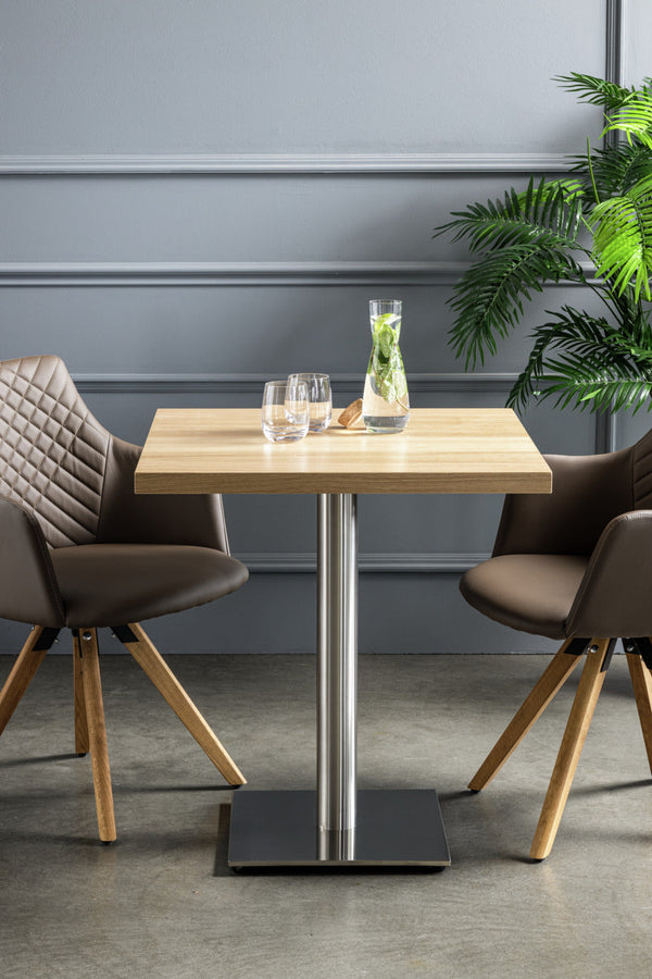 Polsterstuhl Tornea; 62x58x82.5 cm (SxGxW); siedzisko brązowy