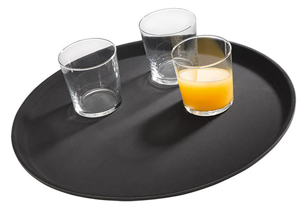 taca GASTRO; 40.5x2 cm (ØxW); czarny; okrągły