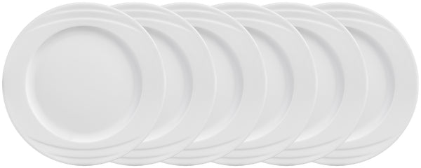 talerz płaski Melody; 25.5 cm (Ø); biały; okrągły; 6 sztuka / opakowanie