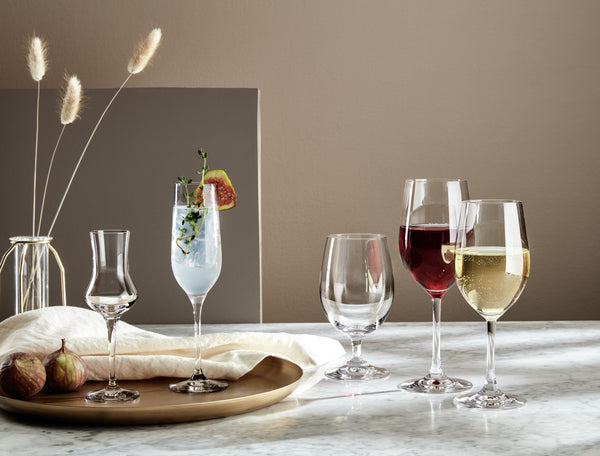 kieliszek do wina czerwonego Chateau ze znacznikiem pojemności; 450ml, 6.6x22.5 cm (ØxW); transparentny; 0.2 l Füllstrich, 6 sztuka / opakowanie