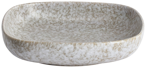 miska Mamoro kwadratowa; 1100ml, 21x21x4.5 cm (DxSxW); beżowy/biały; kwadrat; 4 sztuka / opakowanie