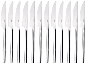 nóż do pizzy/steka London; 21.9 cm (D); srebro, Griff srebro; 12 sztuka / opakowanie