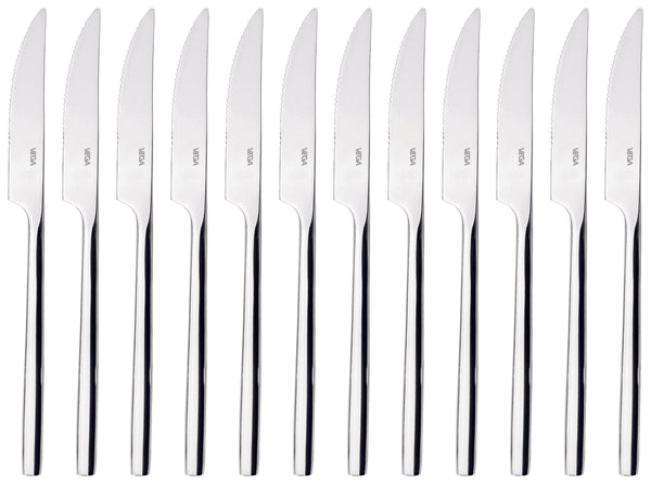 nóż do pizzy/steka Liverpool; 21.8 cm (D); srebro, Griff srebro; 12 sztuka / opakowanie