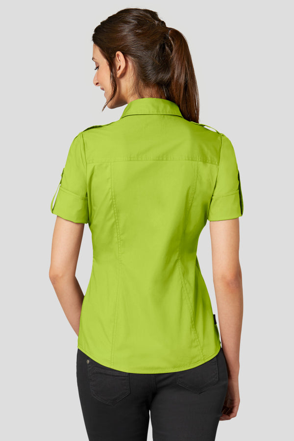 bluzka damska Kate krótki rękaw; Kleidergröße 44; zielone jabłko