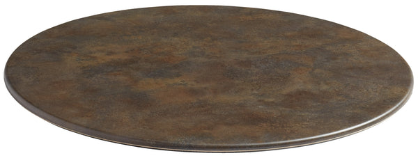 blat Finando okrągły; 70 cm (Ø); metal antyk; okrągły