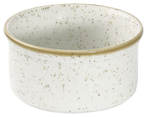Ramekin Stonecast Barley White; 90ml, 7 cm (Ø); biały/brązowy; okrągły; 24 sztuka / opakowanie