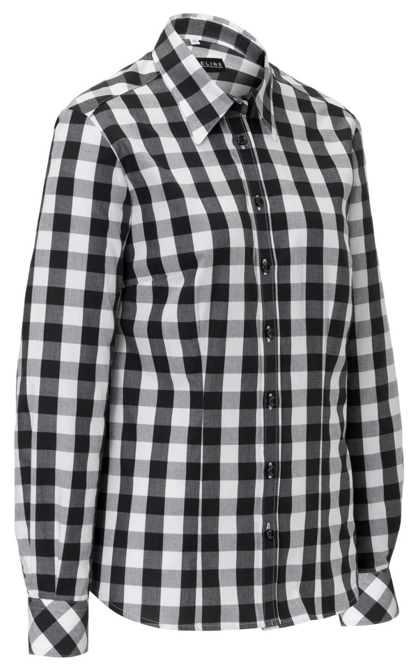 bluzka damska Davis długi rękaw; Kleidergröße 44; czarny/biały