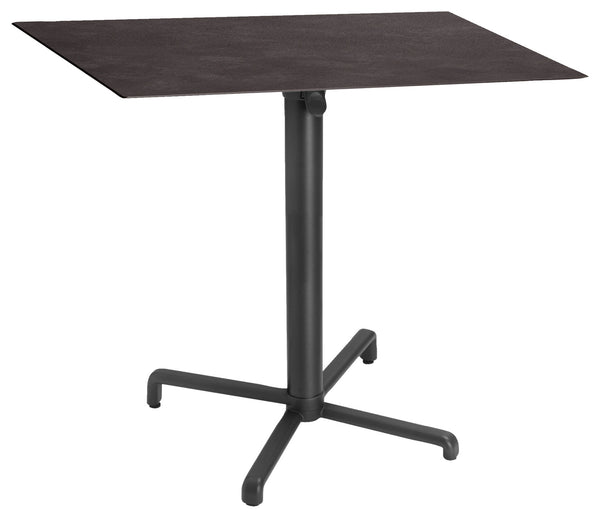 stół na zewnątrz Lift grafit; 68x68x72 cm (DxSxW); Platte grafit, stelaż antracyt; kwadrat