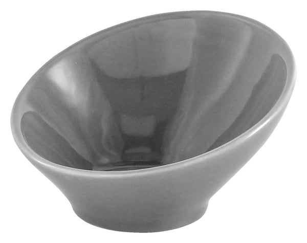 mini miseczki  Pise; 40ml, 8.8x5.2 cm (ØxW); jasny szary; okrągły; 6 sztuka / opakowanie