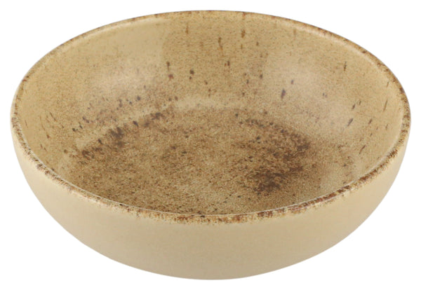 miska Natura; 130ml, 10x3.5 cm (ØxW); jasny brązowy/ciemny brąz; okrągły; 6 sztuka / opakowanie