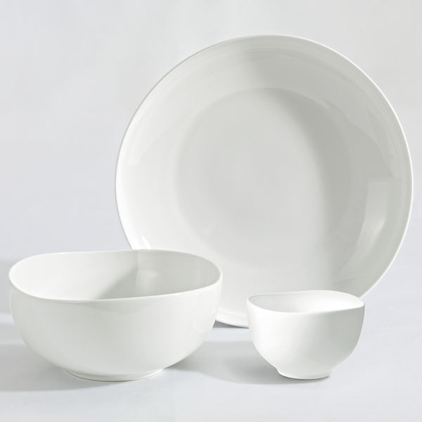 miseczka Ovalize; 480ml, 12x7.5 cm (ØxW); biały; okrągły; 6 sztuka / opakowanie