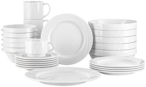 dzbaneczek do kawy Melody z pokrywką; 350ml, 16.5x11 cm (ØxW); biały; 6 sztuka / opakowanie