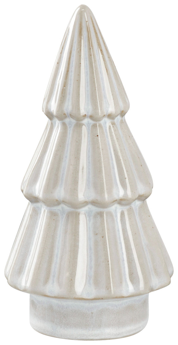 drzewko dekoracyjne Nilas; 8.4x16 cm (ØxW); biel kremowa