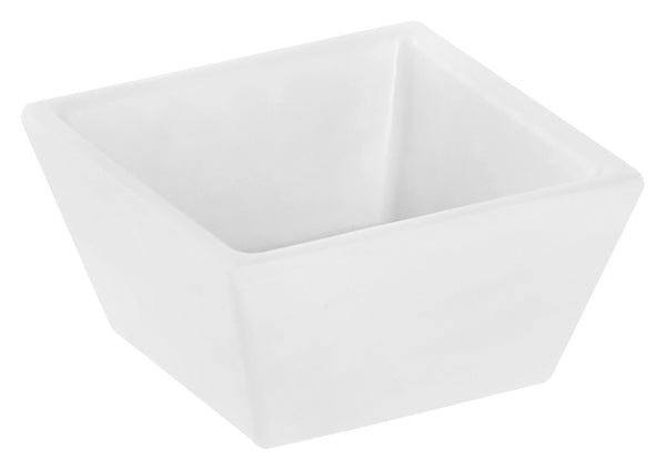 mini miseczki  Fiora; 40ml, 5.6x5.6x2.8 cm (DxSxW); biel kremowa; prostokątny; 6 sztuka / opakowanie