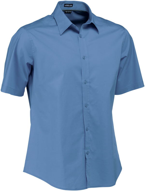 koszula męska Bruce krótki rękaw; Kleidergröße 41/42; niebieski przydymiony