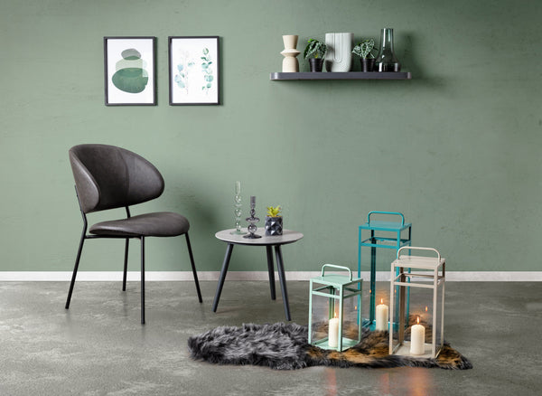 krzesło Lindo Kunstleder; 55x65x85 cm (SxGxW); siedzisko antracyt