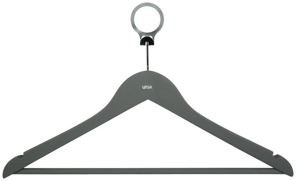 wieszak Colgado z zabezpieczeniem antykradzieżowym; 44.5x27 cm (DxW); szary; 12 sztuka / opakowanie