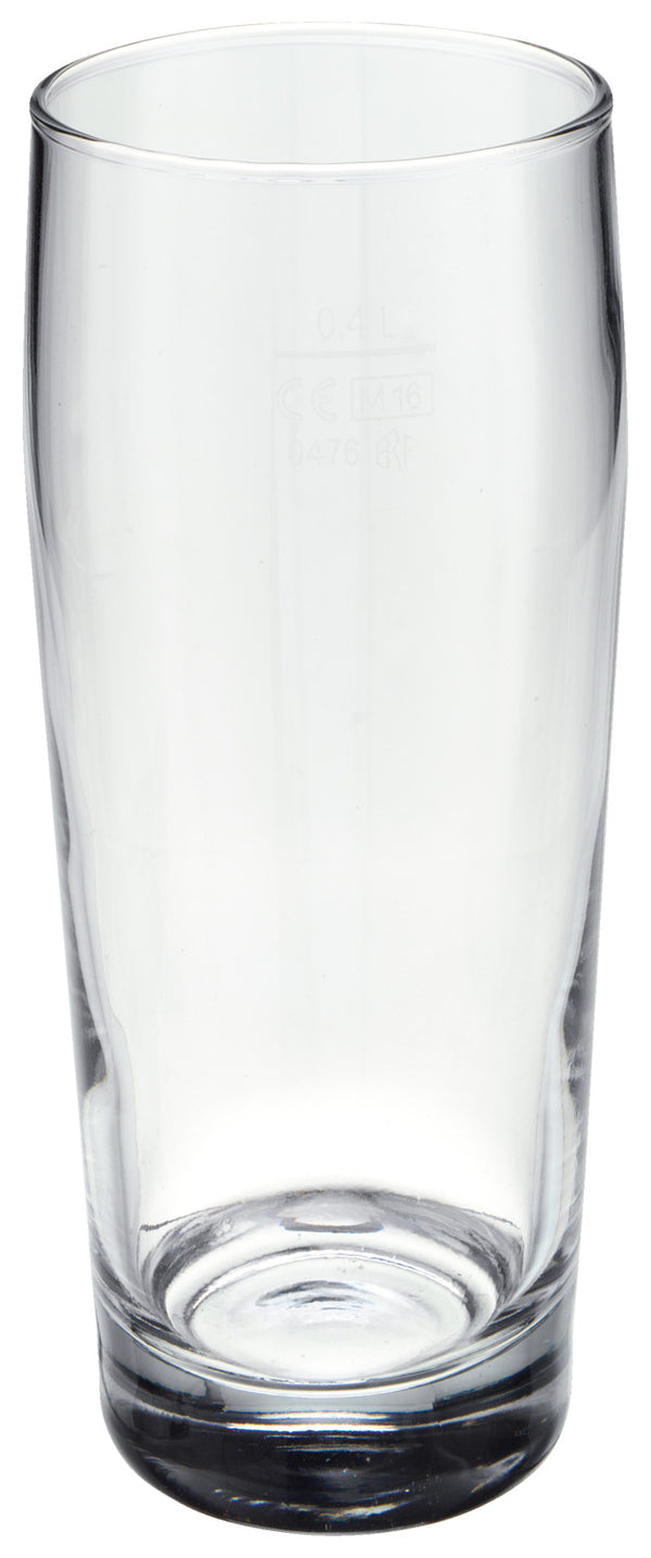 szklanka do piwa Standard; 620ml, 8.1x18.5 cm (ØxW); transparentny; 0.5 l Füllstrich, 12 sztuka / opakowanie