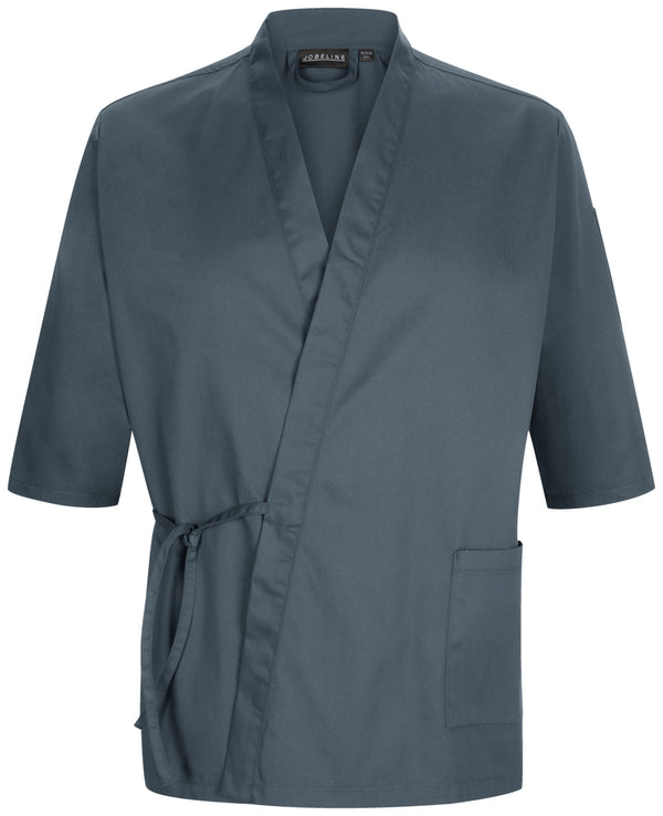 bluza kucharska męska Yuki; Kleidergröße 60; szaro-błękitny