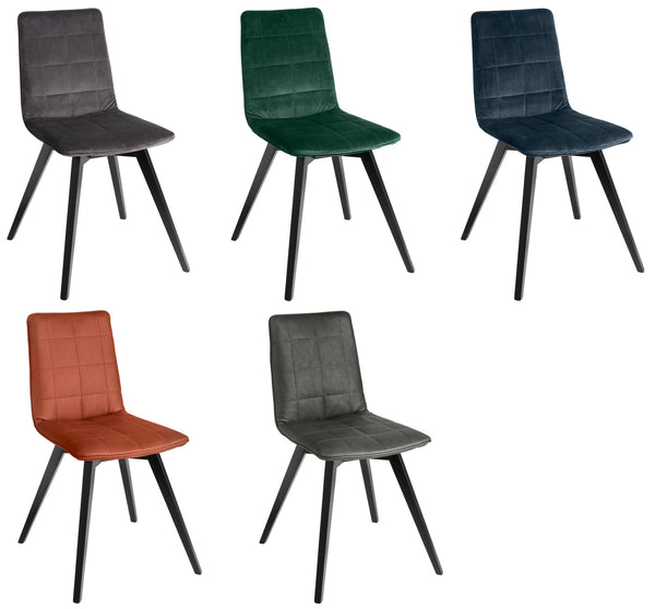 stelaż krzesła Milaria drewno; 52x53.5x44 cm (SxGxW); czarny; 2 sztuka / opakowanie