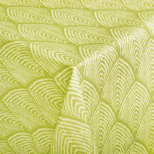 obrus Leaf kwadratowy; 130x160 cm (SxD); żółty; prostokątny