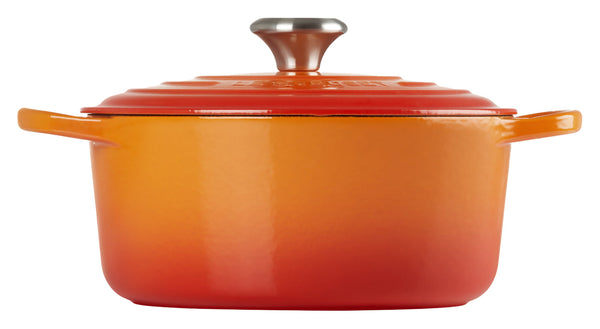 Bräter Signature rund 24 cm; 4200ml, 24x17.2 cm (ØxW); pomarańczowy; okrągły