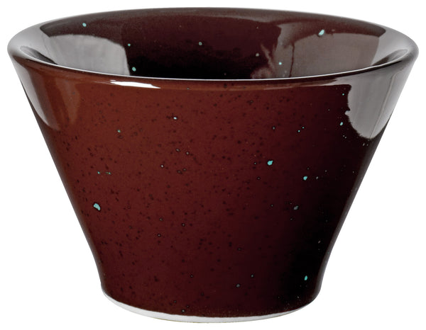 miseczka Alessia stożkowa; 100ml, 7.9x5 cm (ØxW); brązowy; stożkowy; 6 sztuka / opakowanie