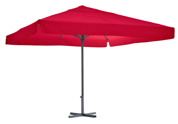 parasol profesjonalny duży Esparto stelaż antracyt; 350x350x370 cm (DxSxW); burgund; kwadrat