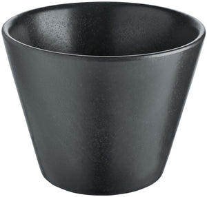 miska Masca stożkowa; 230ml, 9x7 cm (ØxW); czarny; stożkowy; 6 sztuka / opakowanie