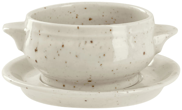 bulionówka Alessia; 450ml, 11.5x6.5 cm (ØxW); beżowy; okrągły; 6 sztuka / opakowanie
