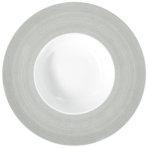talerz głęboki Assalto; 380ml, 27x5.5 cm (ØxW); szary/biały; okrągły; 4 sztuka / opakowanie