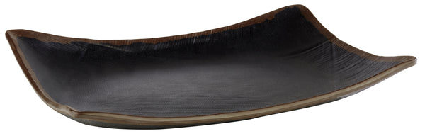 taca Marone; 32.5x23.5x4.5 cm (DxSxW); czarny; prostokątny