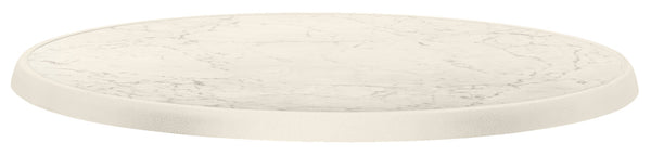blat Sevelit okrągły; 70 cm (Ø); biały; okrągły
