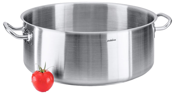 garnek do pieczenia Chef wyjątkowo mocny; 18800ml, 40x16 cm (ØxW); srebro
