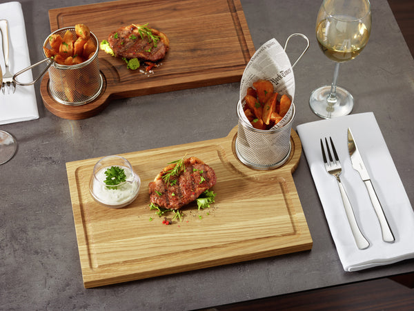 deska Haragi; 37x25x2 cm (DxSxW); dąb; prostokątny