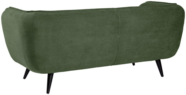 czarne nogi; 183x88x76 cm (SxGxW); siedzisko zielony