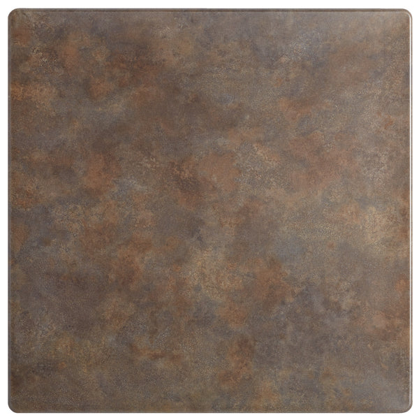 blat Finando kwadratowy; 80x80 cm (DxS); metal antyk; kwadrat