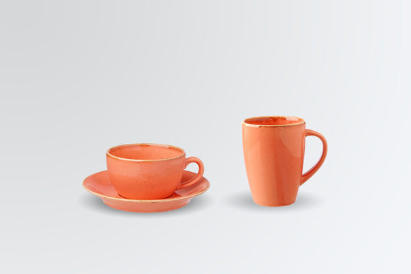 kubek Sidina; 260ml, 7.5x10 cm (ØxW); terakota; okrągły; 6 sztuka / opakowanie