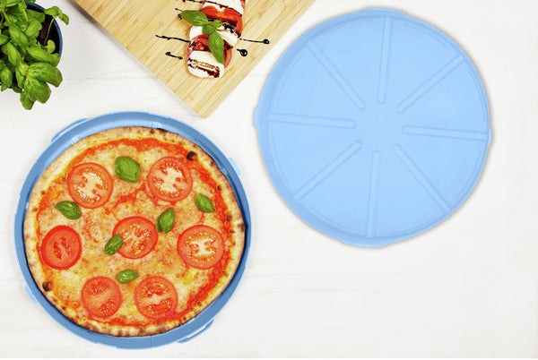 pizza box wielokrotnego użytku Yari Neo; 35.8x4.9 cm (ØxW); czarny; okrągły; 10 sztuka / opakowanie