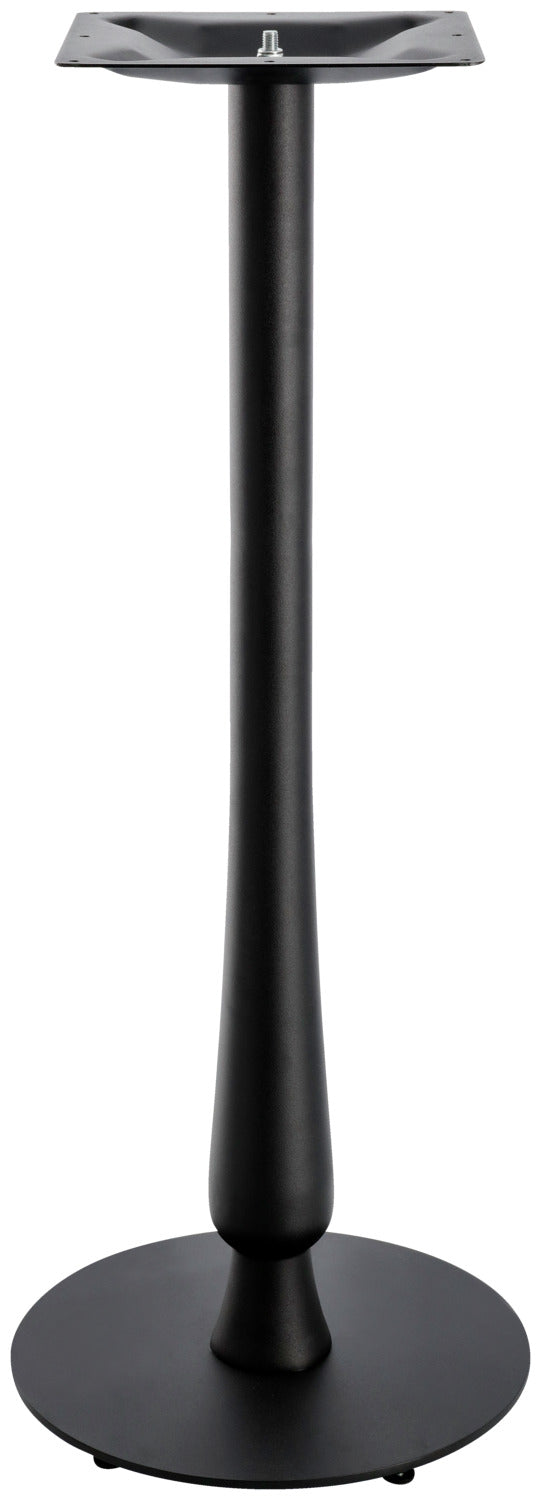 kolumna stołu barowego Barock okrągła; 43x108 cm (ØxW); czarny; okrągły