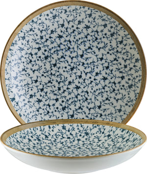 talerz głęboki Calif; 1000ml, 23x4 cm (ØxW); biały/niebieski/zielony; okrągły; 6 sztuka / opakowanie
