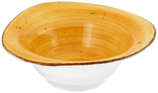miska Nebro organiczna; 750ml, 22x7 cm (ØxW); żółty; 3 sztuka / opakowanie
