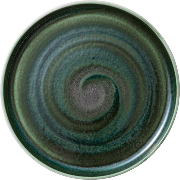 Teller flach Perfect Match Avocado hoher Rand; 26.7x2.2 cm (ØxW); jasny zielony/zielony; okrągły; 6 sztuka / opakowanie