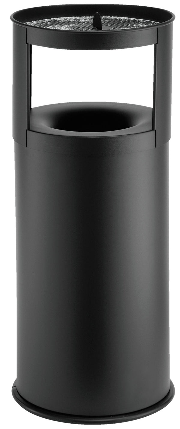 popielniczka stojąca Apollo; 40000ml, 31x80 cm (ØxW); czarny; okrągły