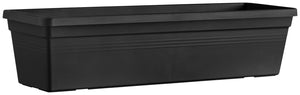 donica na rośliny Diviso; 58.5x16.5x14 cm (DxSxW); czarny