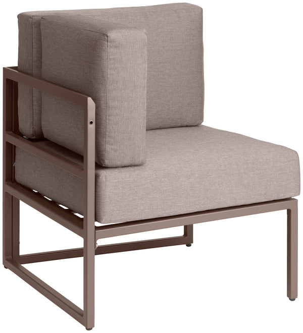 element narożny Sereno; 67.5x67.5x64 cm (SxGxW); taupe