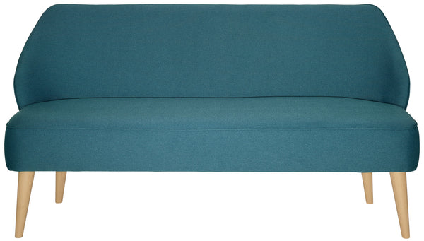 sofa 3-osobowa Lasse tkanina; 155x60x82 cm (SxGxW); niebieski petrol
