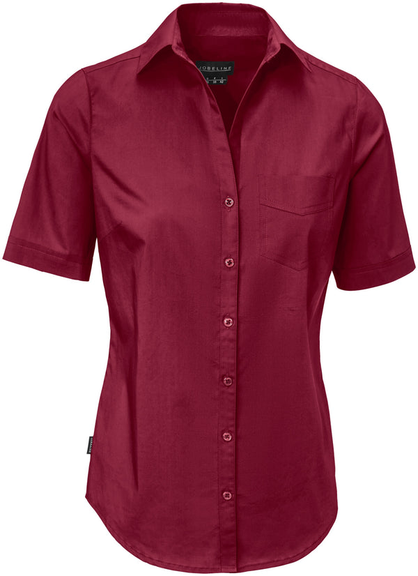 bluzka damska Kim krótki rękaw; Kleidergröße 40; bordo